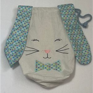 Bunny Easter tote bag with bunny ears